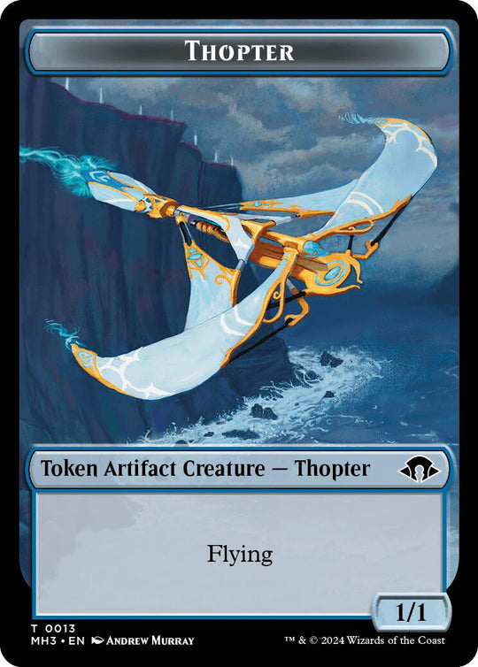 Servo // Thopter Double-Sided Token (MH3-33 // 13) - Modern Horizons 3 Foil