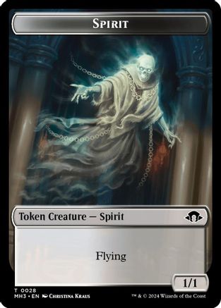Spirit (0028) // Energy Reserve Double-Sided Token (MH3-28 // 36) - Modern Horizons 3