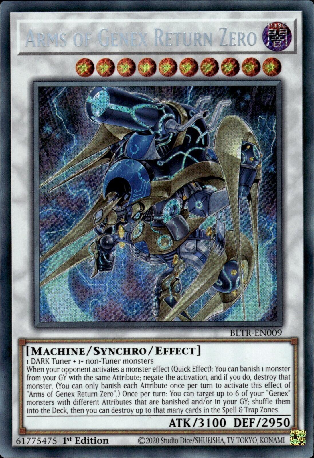 Arms of Genex Return Zero [BLTR-EN009] Secret Rare | The CG Realm
