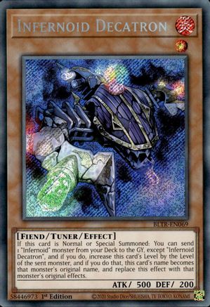 Infernoid Decatron (BLTR-EN069) - Battles of Legend: Terminal Revenge 1st Edition