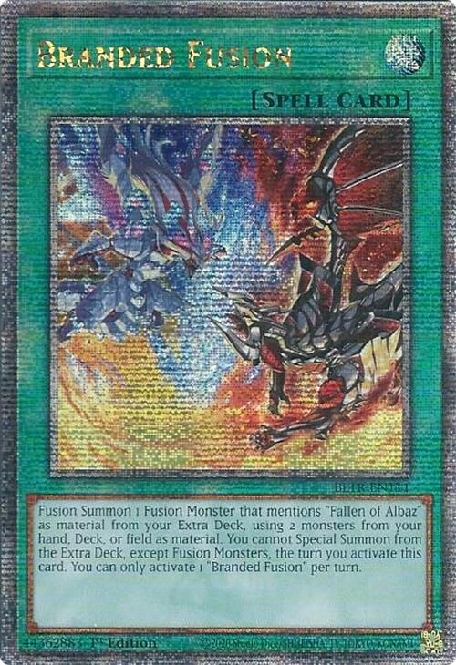 Branded Fusion (Quarter Century Secret Rare) [BLTR-EN111] Quarter Century Secret Rare | The CG Realm