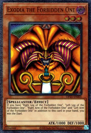 Exodia the Forbidden One (UTR) (OP25-EN001) - OTS Tournament Pack 25 Unlimited