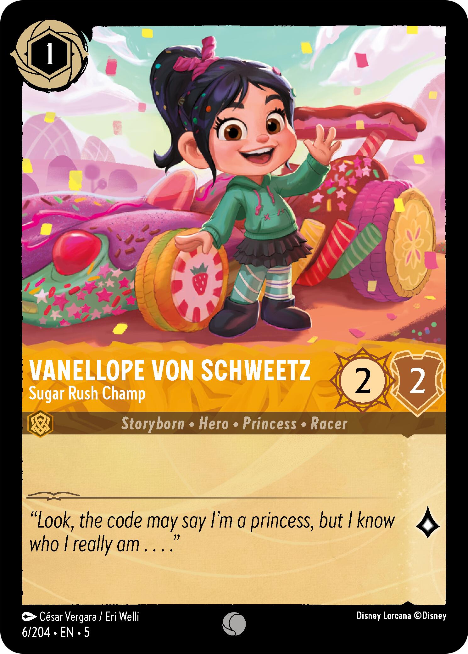 Vanellope von Schweetz - Sugar Rush Champ (6/204) [Shimmering Skies] | The CG Realm
