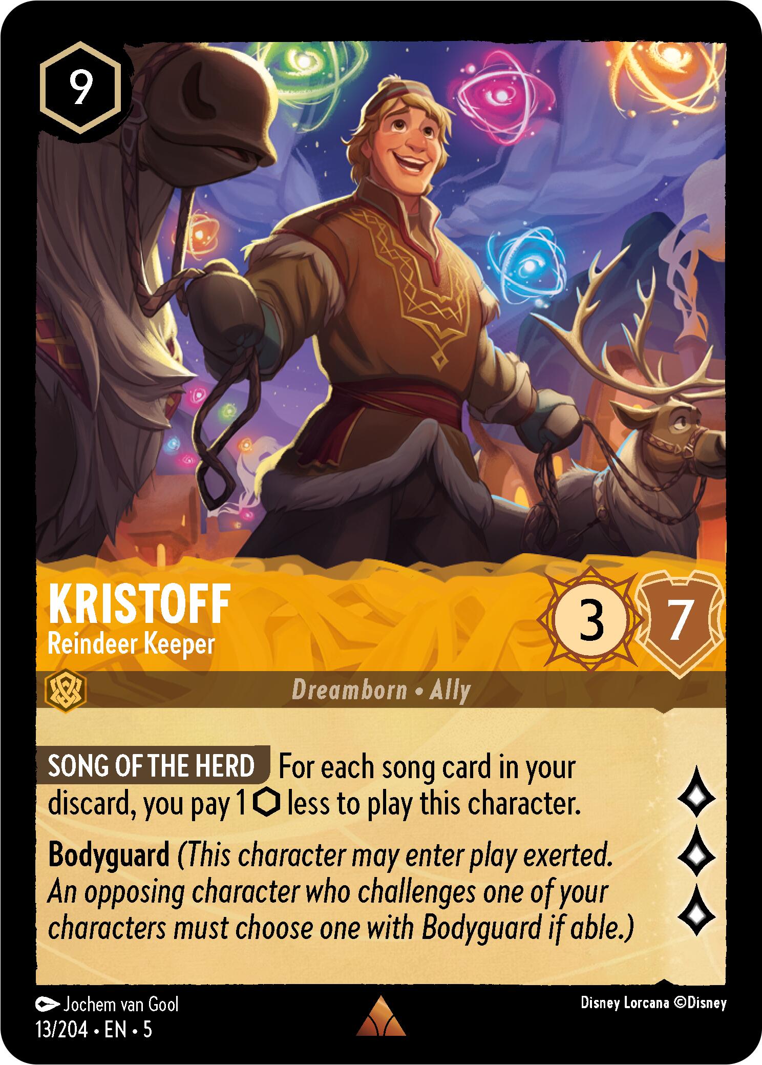 Kristoff - Reindeer Keeper (13/204) [Shimmering Skies] | The CG Realm