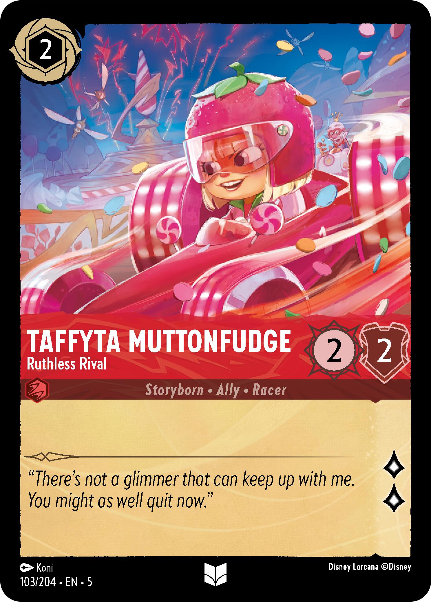 Taffyta Muttonfudge - Ruthless Rival (103/204) [Shimmering Skies] | The CG Realm