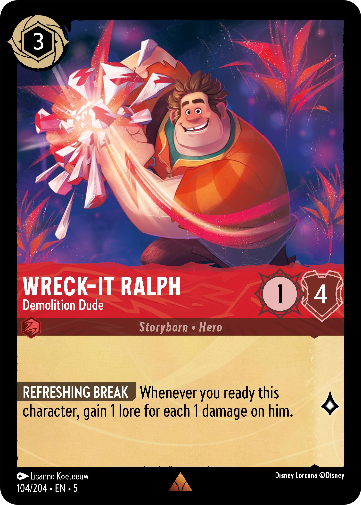 Wreck-It Ralph - Demolition Dude (104/204) [Shimmering Skies] | The CG Realm