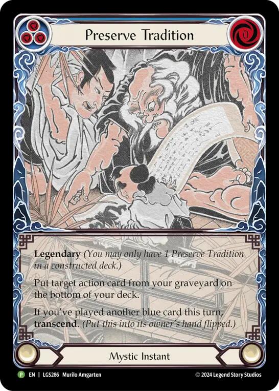 Preserve Tradition // Inner Chi [LGS286] (Promo)  Rainbow Foil | The CG Realm