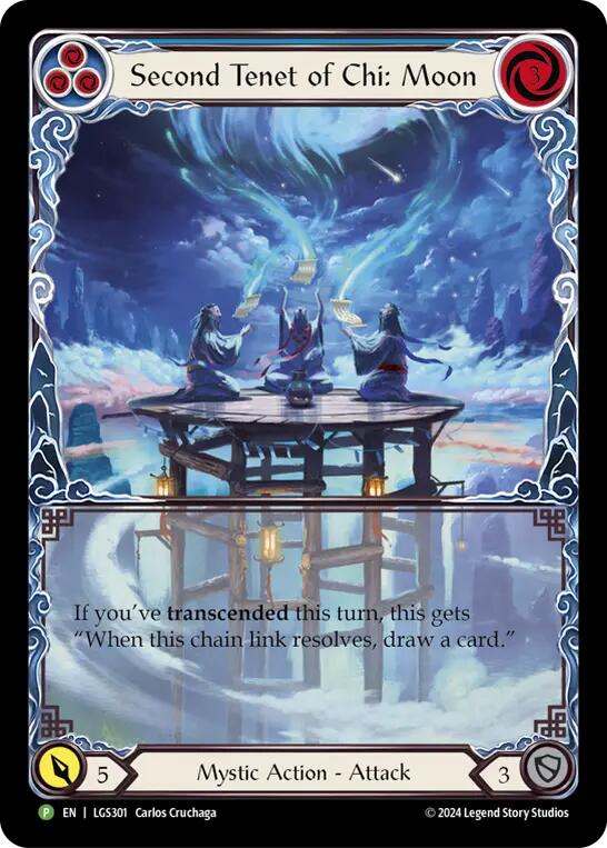 Second Tenet of Chi: Moon [LGS301] (Promo)  Rainbow Foil | The CG Realm