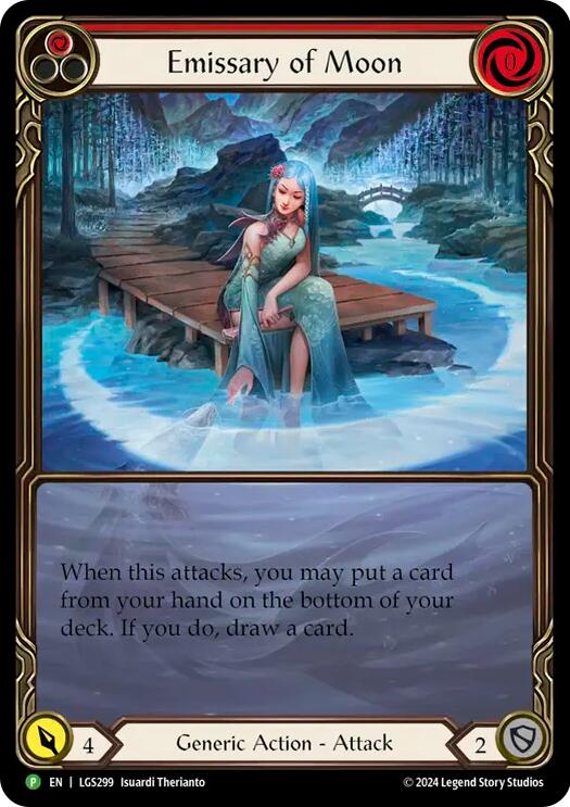 Emissary of Moon [LGS299] (Promo)  Rainbow Foil | The CG Realm