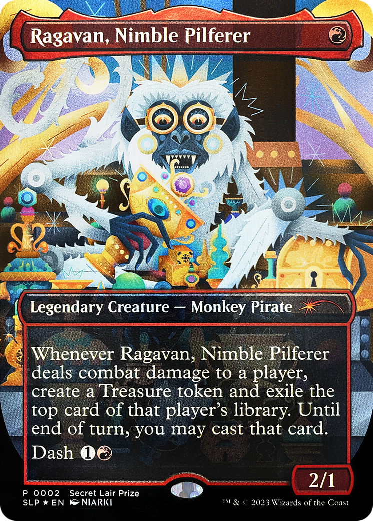 Ragavan, Nimble Pilferer (Borderless) [Secret Lair Showdown] | The CG Realm