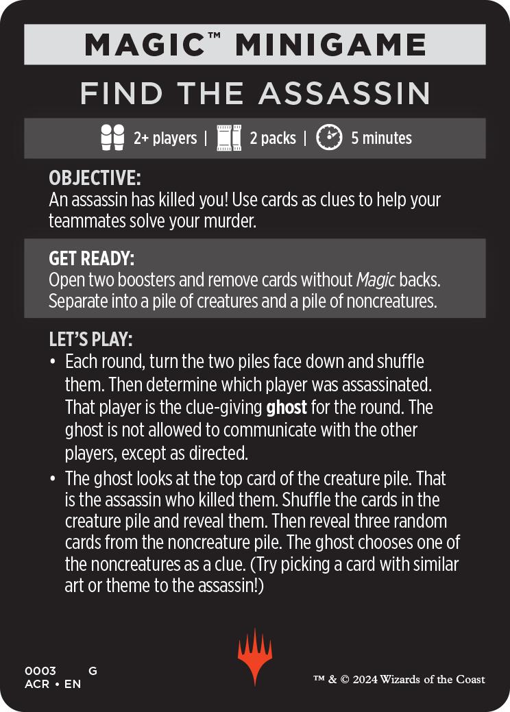 Find The Assassin (Magic Minigame) [Assassin's Creed Minigame] | The CG Realm