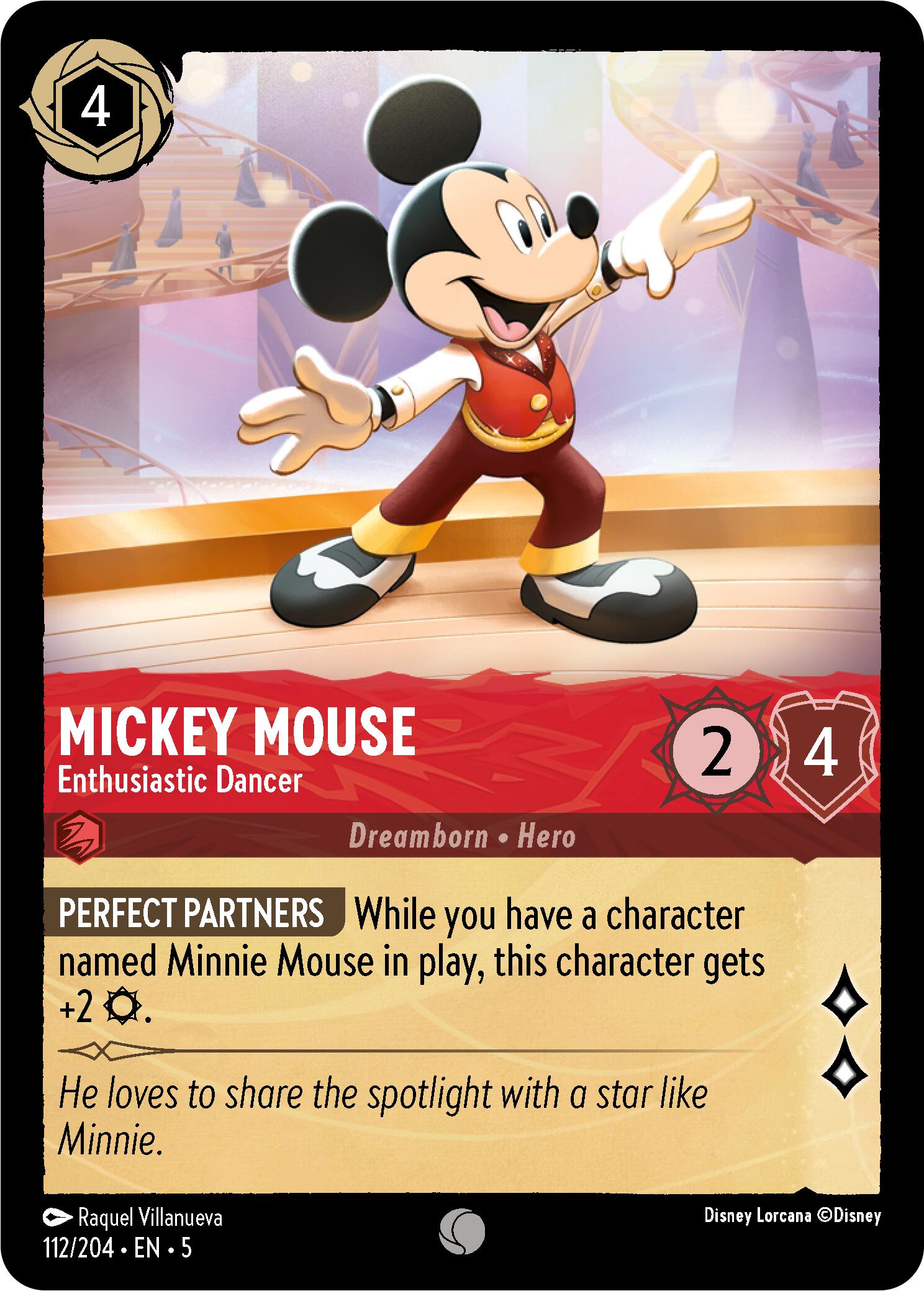 Mickey Mouse - Enthusiastic Dancer (112/204) [Shimmering Skies] | The CG Realm