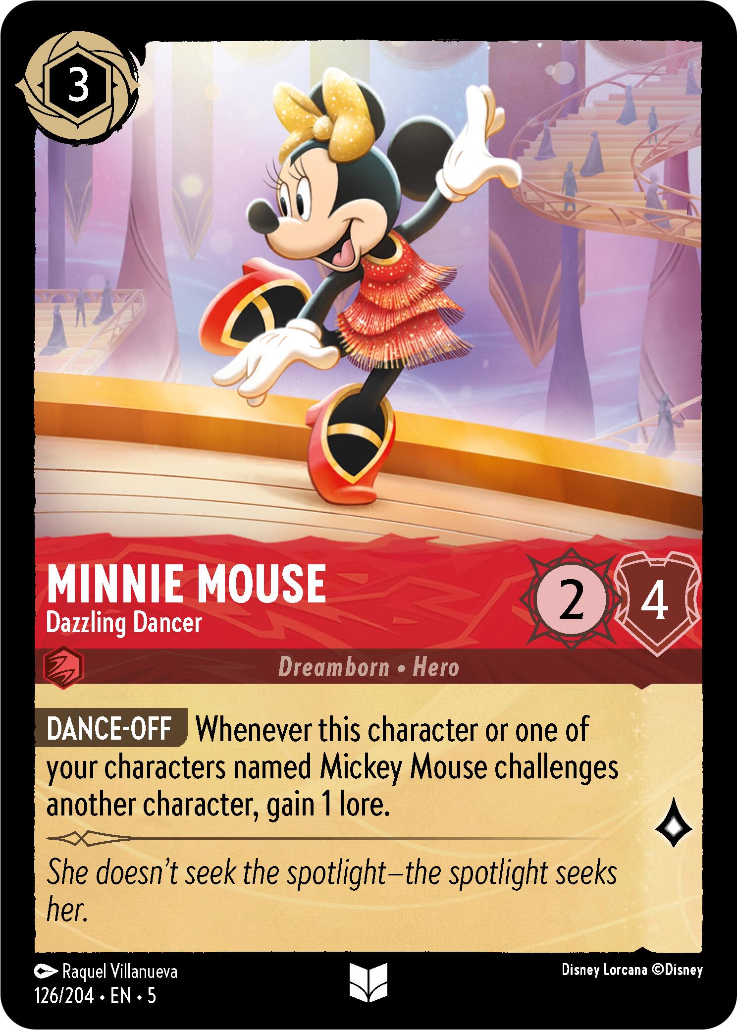Minnie Mouse - Dazzling Dancer (126/204) [Shimmering Skies] | The CG Realm
