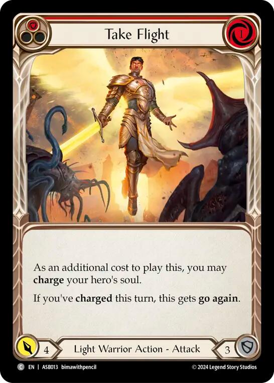 Take Flight (Red) [ASB013] (Armory Deck: Boltyn) | The CG Realm