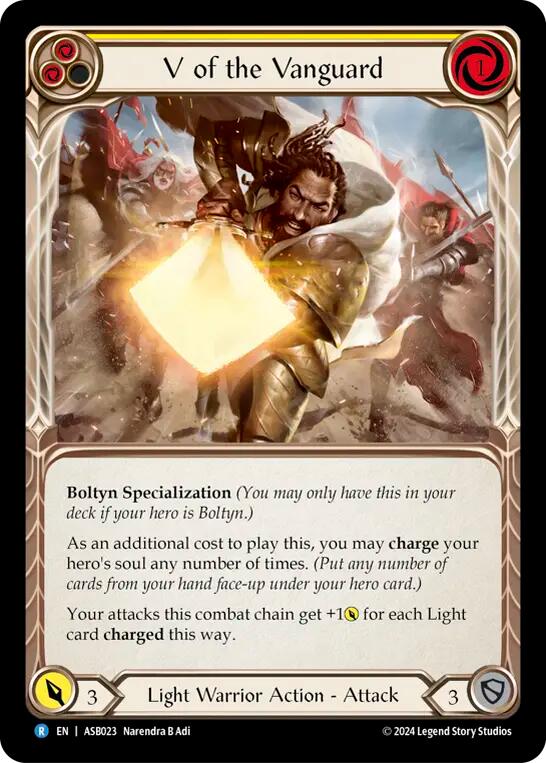 V of the Vanguard [ASB023] (Armory Deck: Boltyn) | The CG Realm