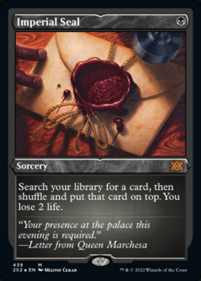 Imperial Seal (Foil Etched) [Double Masters 2022] | The CG Realm