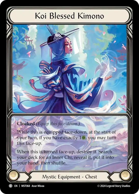 Koi Blessed Kimono (Extended Art) [MST068] (Part the Mistveil)  Cold Foil | The CG Realm