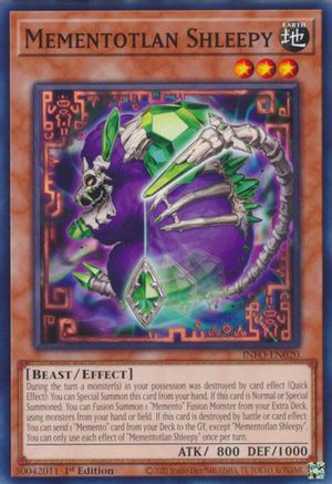 Mementotlan Shleepy (INFO-EN020) - The Infinite Forbidden 1st Edition