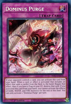 Dominus Purge (INFO-EN078) - The Infinite Forbidden 1st Edition