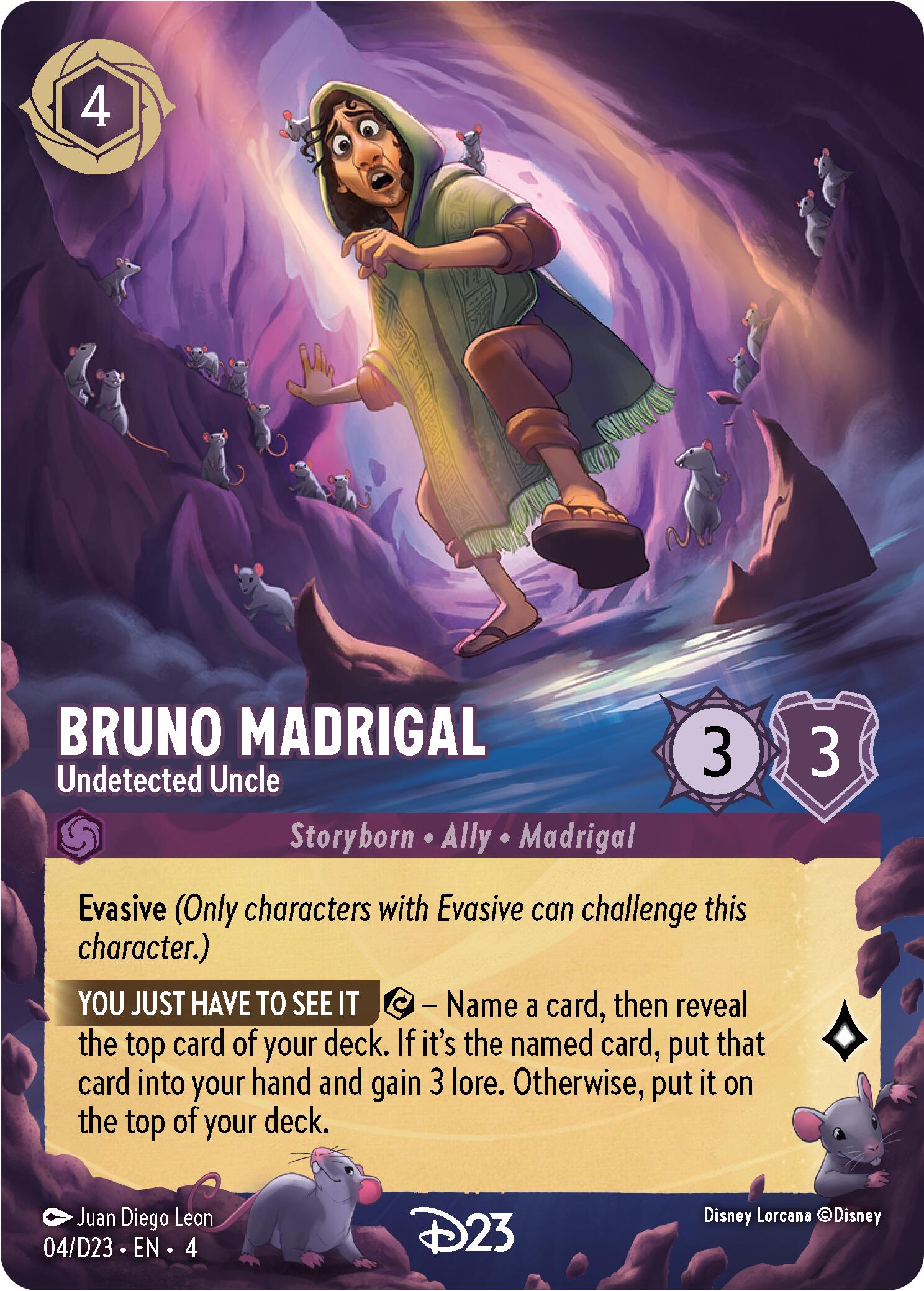 Bruno Madrigal - Undetected Uncle (4) [D23 Promos] | The CG Realm