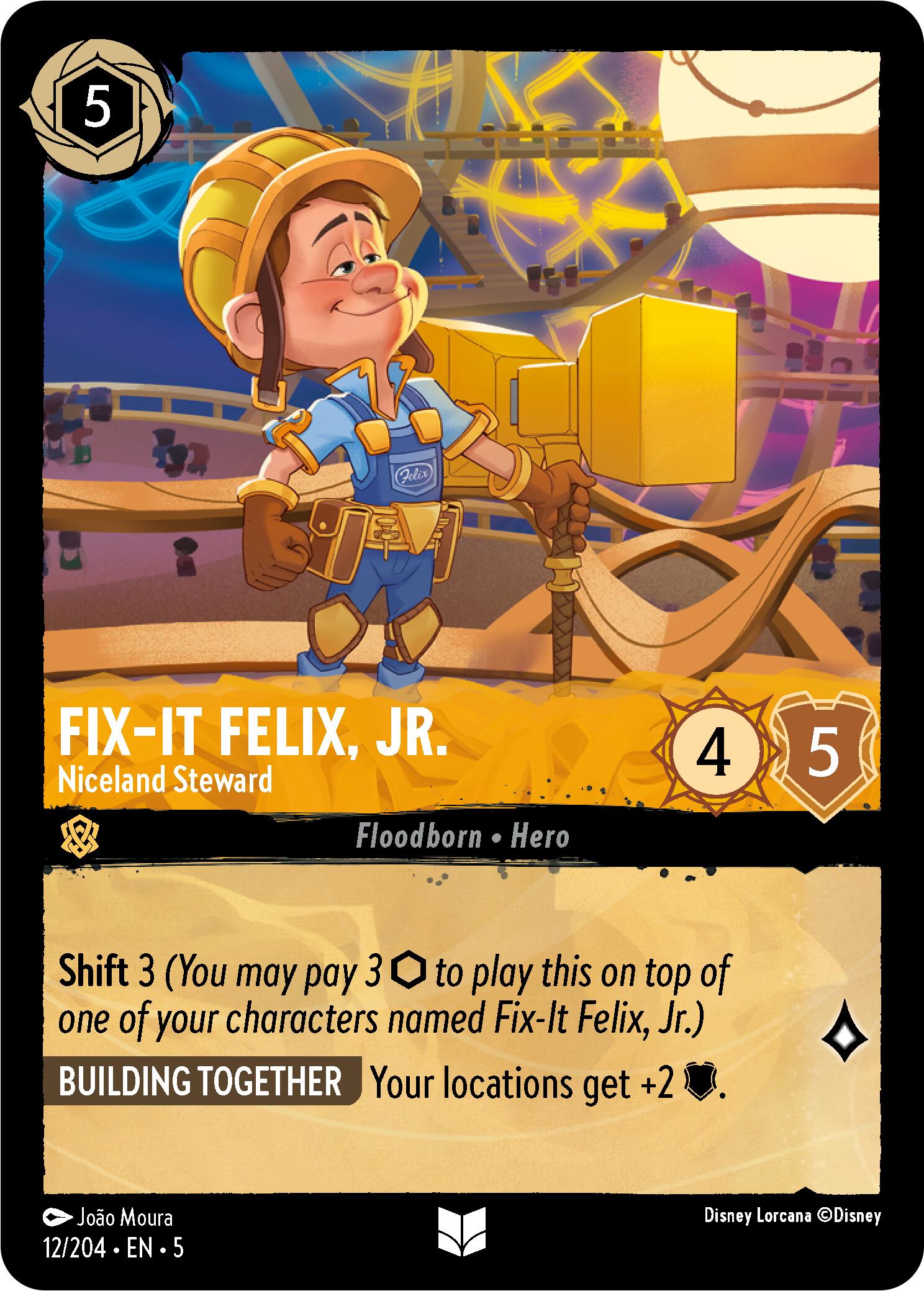 Fix-It Felix, Jr. - Niceland Steward (12/204) [Shimmering Skies] | The CG Realm