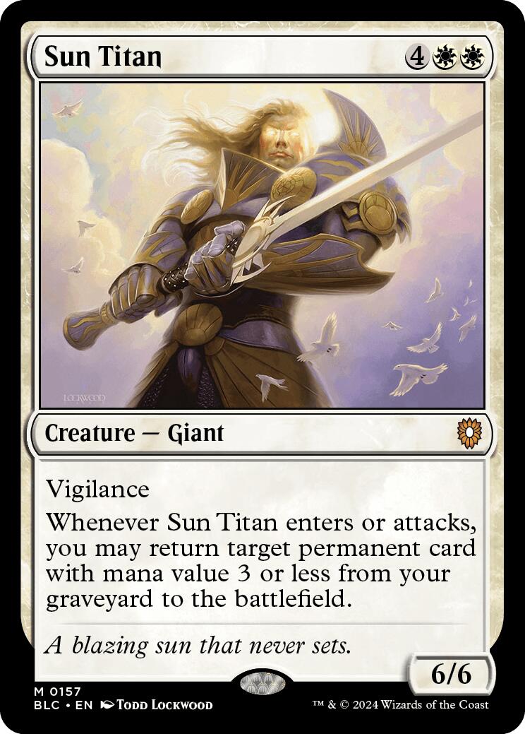 Sun Titan [Bloomburrow Commander] | The CG Realm
