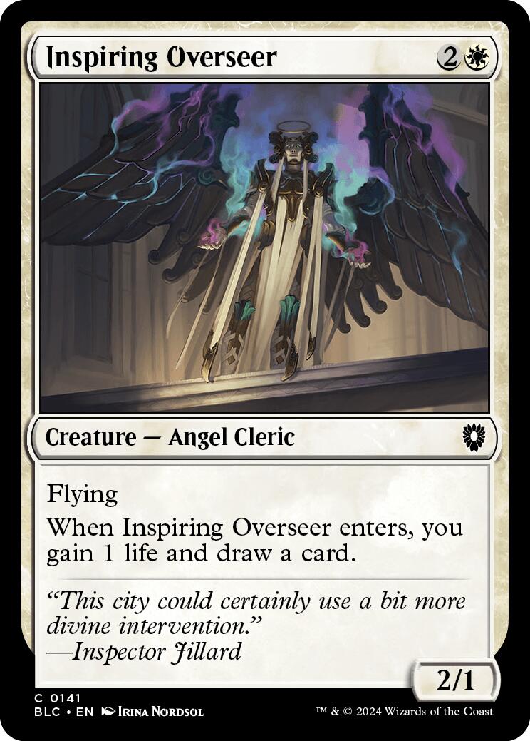 Inspiring Overseer [Bloomburrow Commander] | The CG Realm
