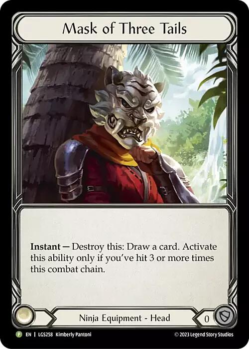 Mask of Three Tails [LGS258] (Promo)  Cold Foil | The CG Realm