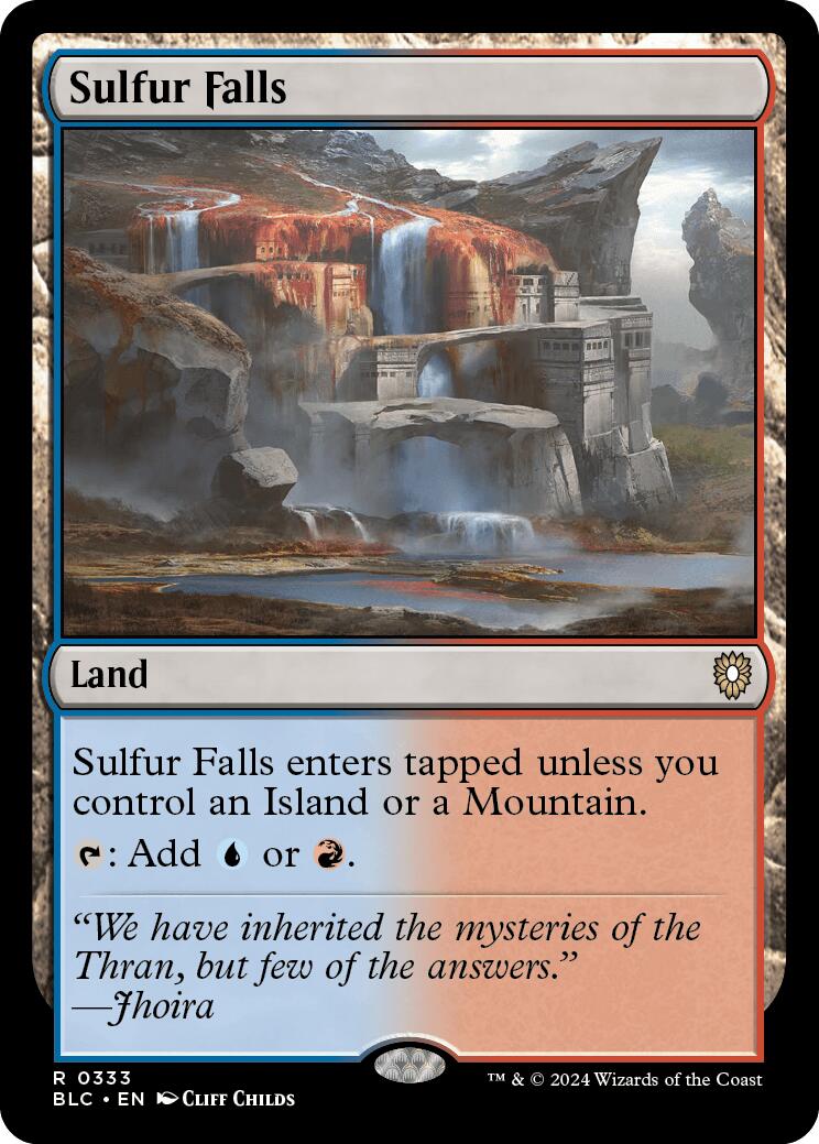 Sulfur Falls [Bloomburrow Commander] | The CG Realm