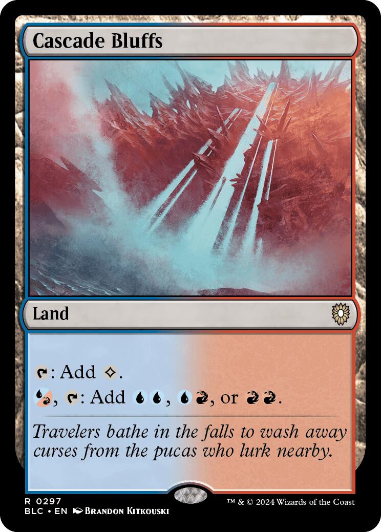 Cascade Bluffs [Bloomburrow Commander] | The CG Realm