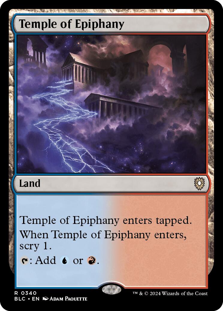Temple of Epiphany [Bloomburrow Commander] | The CG Realm