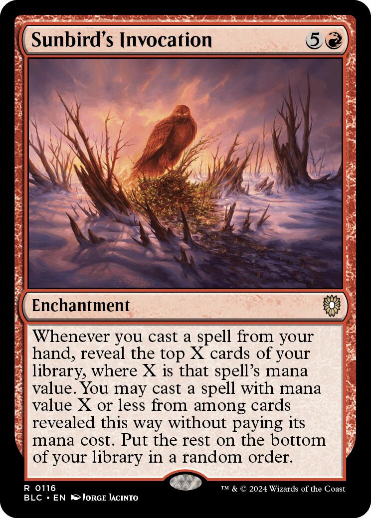 Sunbird's Invocation [Bloomburrow Commander] | The CG Realm