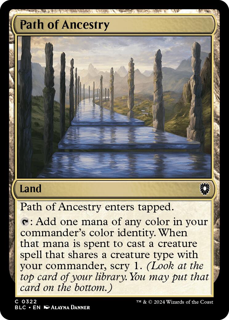 Path of Ancestry [Bloomburrow Commander] | The CG Realm