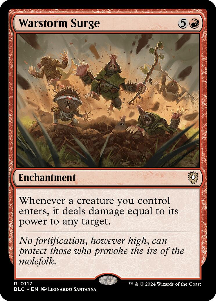 Warstorm Surge [Bloomburrow Commander] | The CG Realm