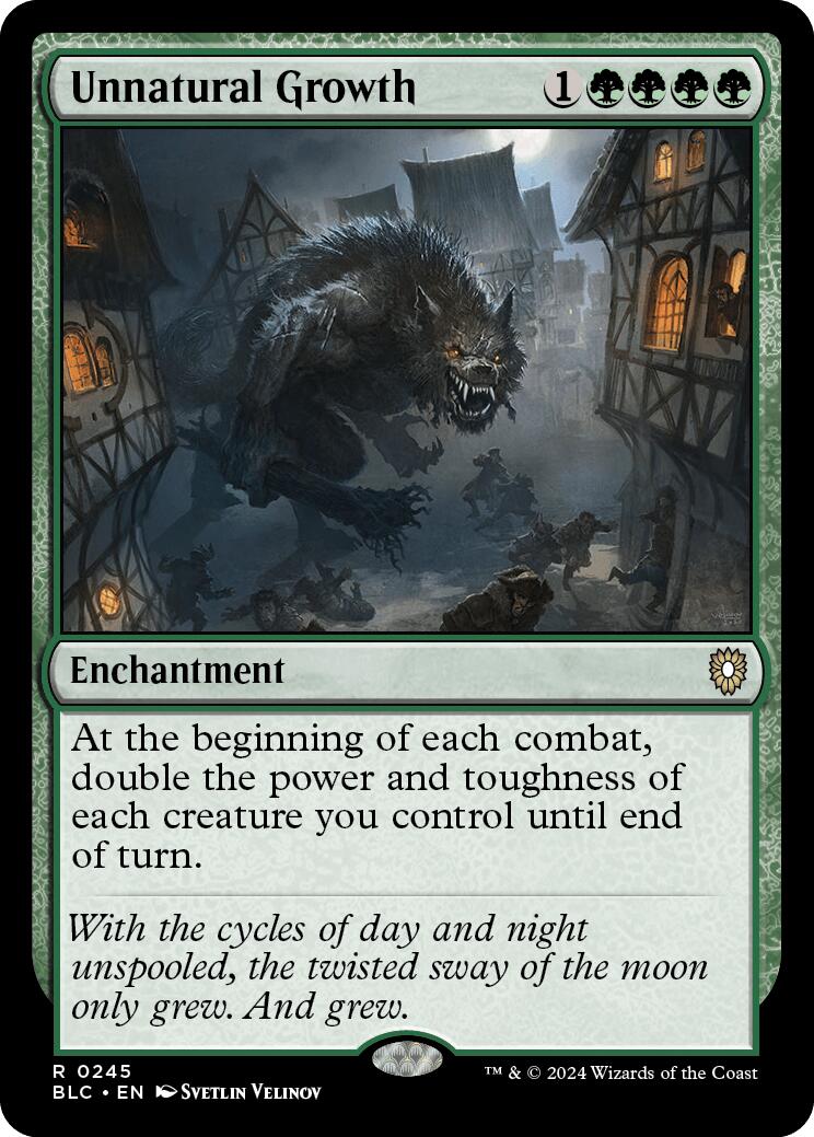 Unnatural Growth [Bloomburrow Commander] | The CG Realm
