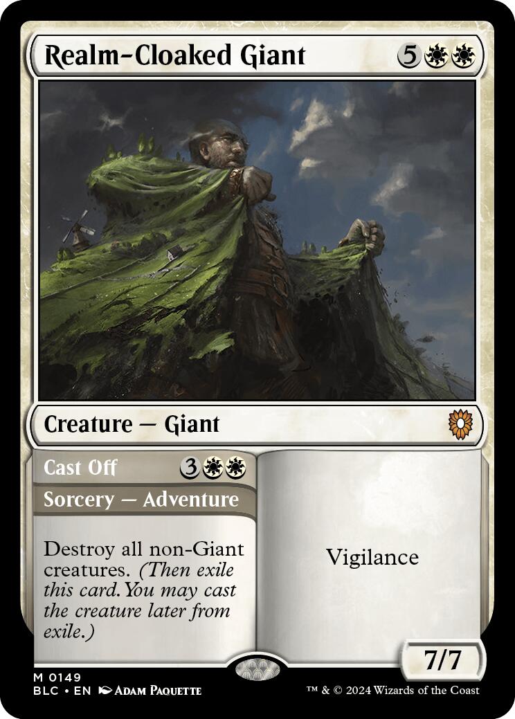 Realm-Cloaked Giant [Bloomburrow Commander] | The CG Realm
