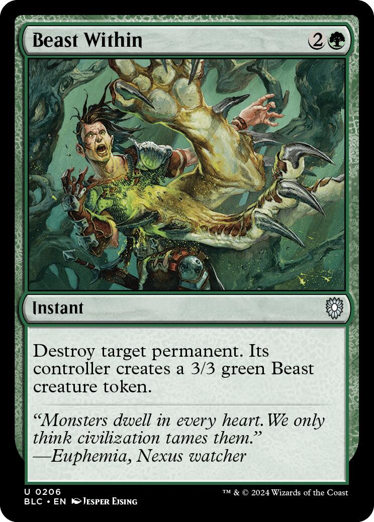 Beast Within [Bloomburrow Commander] | The CG Realm
