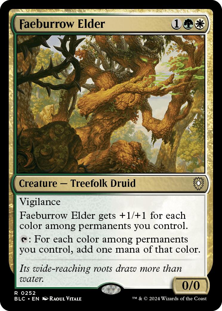 Faeburrow Elder [Bloomburrow Commander] | The CG Realm