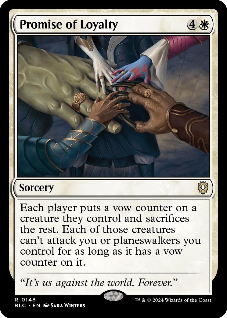 Promise of Loyalty [Bloomburrow Commander] | The CG Realm