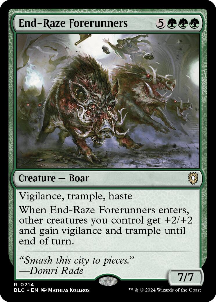 End-Raze Forerunners [Bloomburrow Commander] | The CG Realm