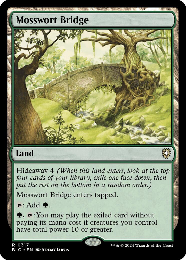 Mosswort Bridge [Bloomburrow Commander] | The CG Realm