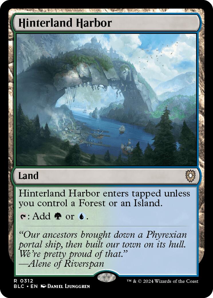 Hinterland Harbor [Bloomburrow Commander] | The CG Realm