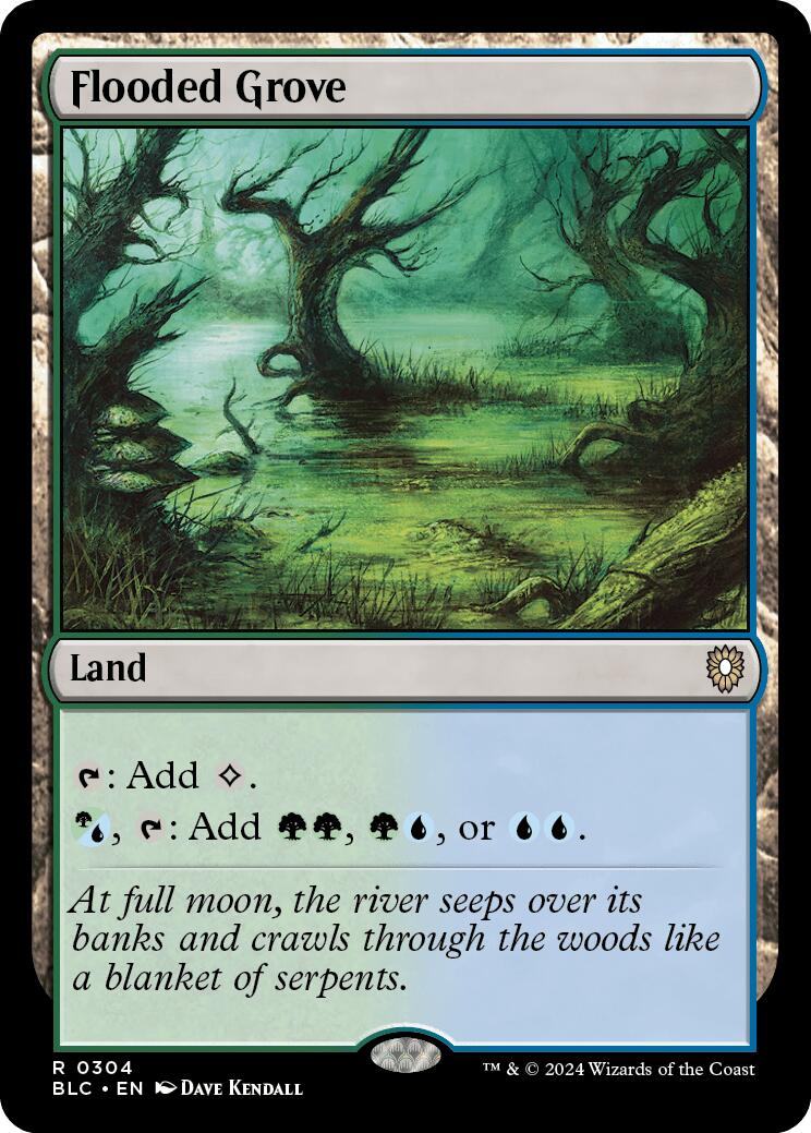 Flooded Grove [Bloomburrow Commander] | The CG Realm