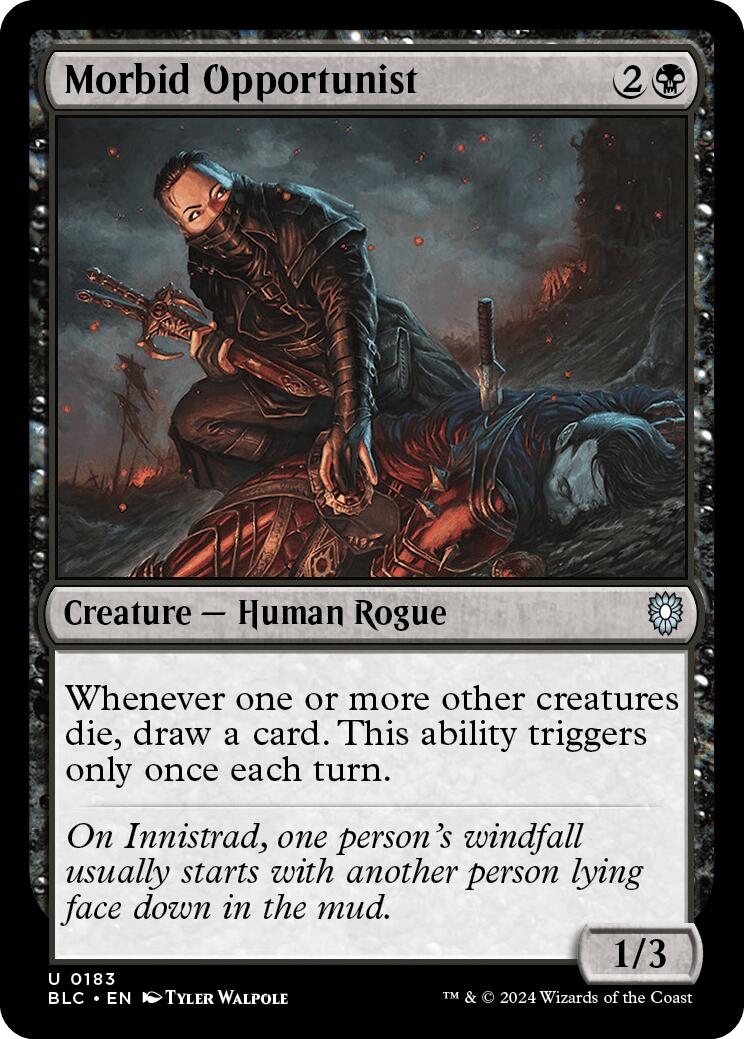Morbid Opportunist [Bloomburrow Commander] | The CG Realm