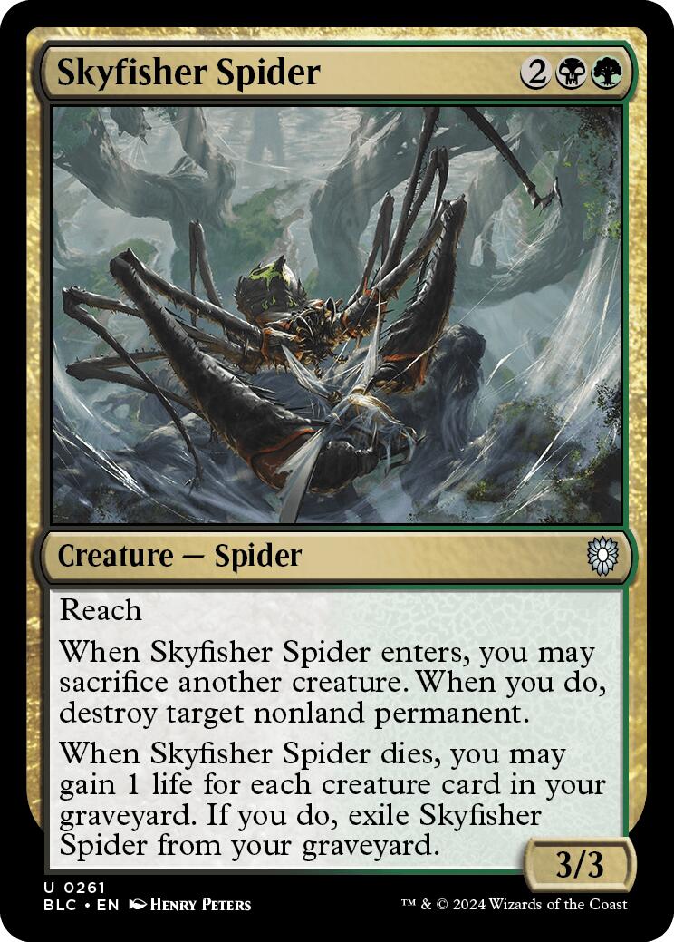 Skyfisher Spider [Bloomburrow Commander] | The CG Realm