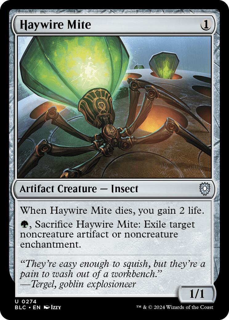 Haywire Mite [Bloomburrow Commander] | The CG Realm