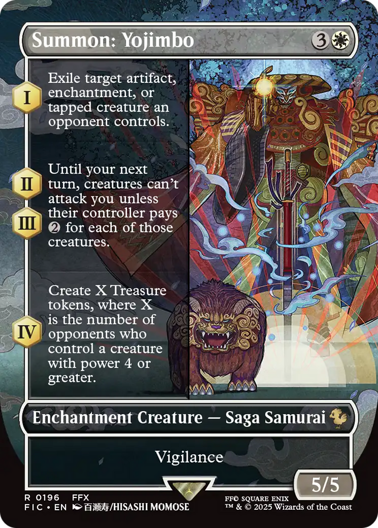 Summon: Yojimbo (Borderless) [FINAL FANTASY Commander] | The CG Realm