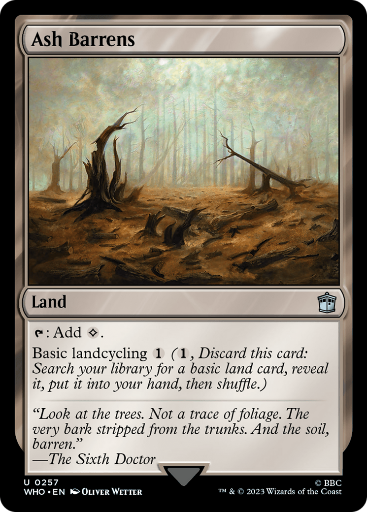 Ash Barrens [Doctor Who] | The CG Realm