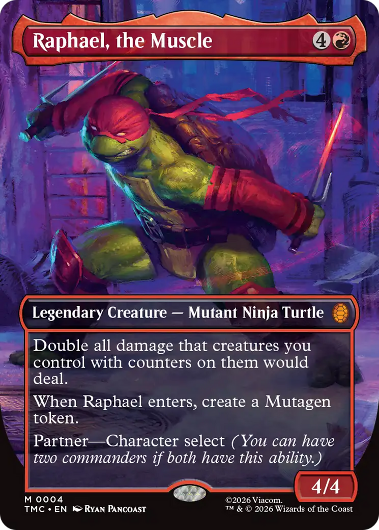 Raphael, the Muscle (Borderless) [Teenage Mutant Ninja Turtles Commander] | The CG Realm