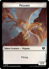 Copy (54) // Pegasus Double-Sided Token [Commander Masters Tokens] | The CG Realm